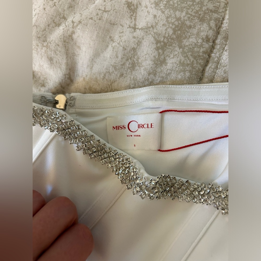Miss Circle crystal corset top